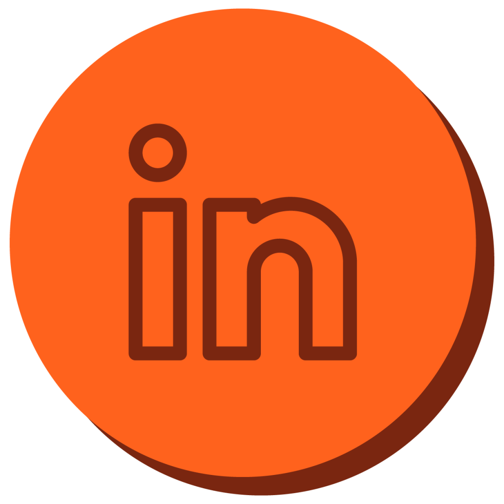 Ícone da rede social LinkedIn.