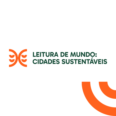 Logotipo do projeto Leitura de Mundo: Cidades Sustentáveis