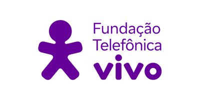 Logotipo Fundação Telefônica Vivo - Parceiro do Crescer